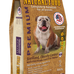 Natural Food Adulto Sterilized , Obesity Control 15kg