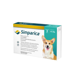 Simparica 40 MG 3 Tabletas (10 a 20 KG)