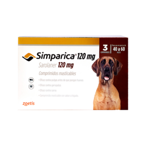Simparica 120 MG 3 Tabletas (40 a 60 KG)
