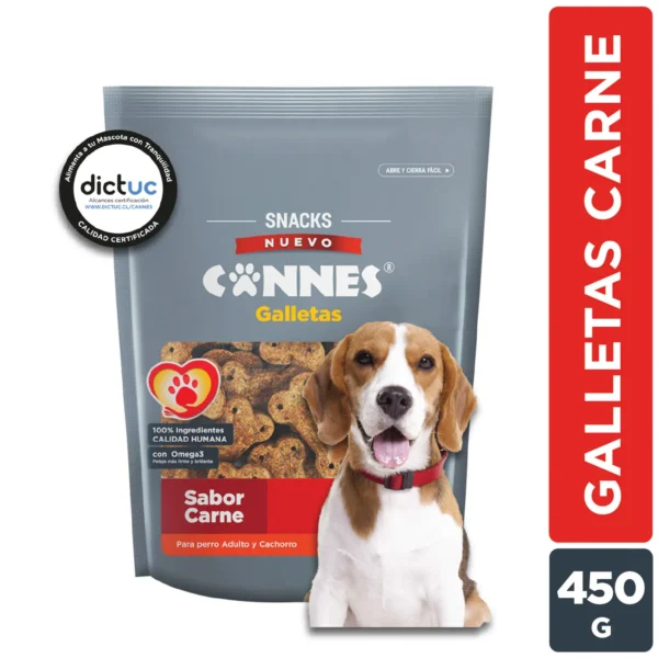 Galletas Cannes Carne Todas las Edades 450gr