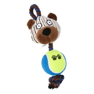Juguete Perro Peluche Animales Pelota Tenis (PT310)