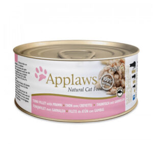 Lata Applaws Gato Filete Atun Camaron 70 GR