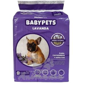 Sabanillas de Entrenamiento Baby Pets Lavanda 60x60 cm 50 Unidades