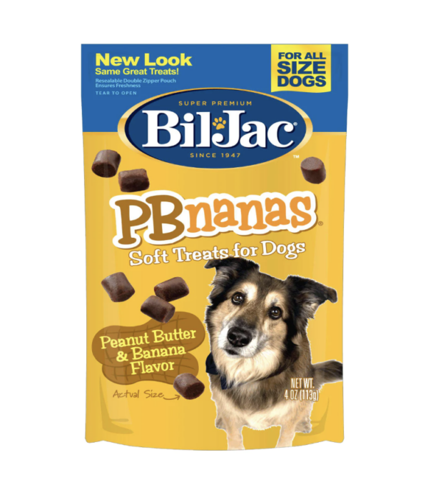 Snack Bil Jac Treats PB Nanas 113 Gr Unidad