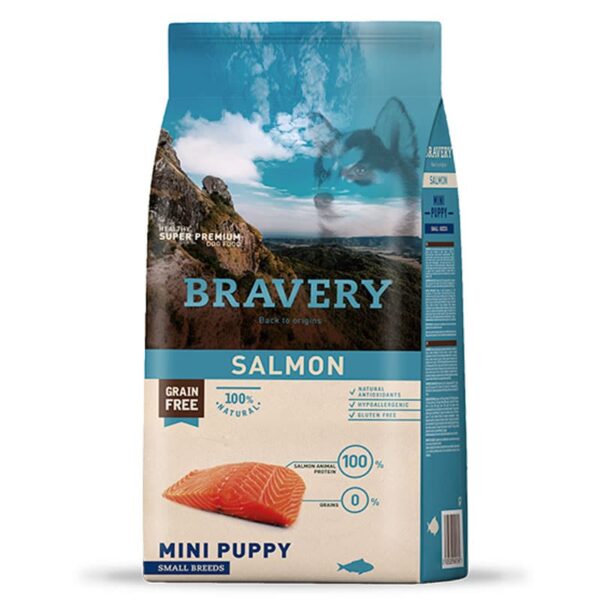 Bravery Salmón Mini Puppy Small Breeds 7 KG