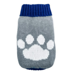 Chaleco Lana Patita Gris Talla XXL