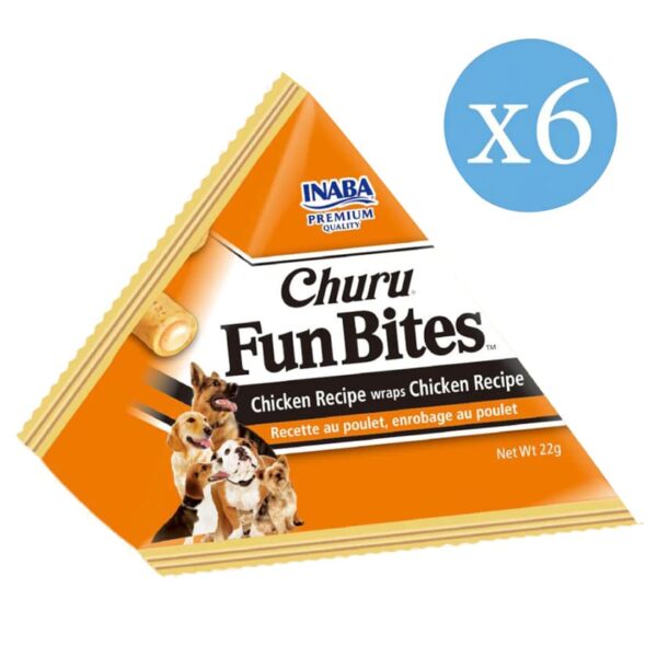 Churu Dog Fun Bites Chicken Recipe 132 GR (USD741) - Imagen 2