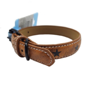 Collar Cafe Eco Cuero Estrella 33 cm(74435)
