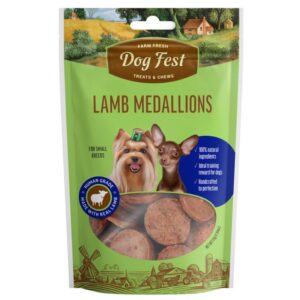 Snack Perro Dog Fest Medallones de Cordero 55 GR