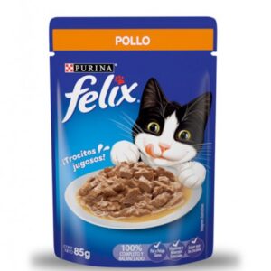 Caja Sachet Felix Pollo 15 Unidades