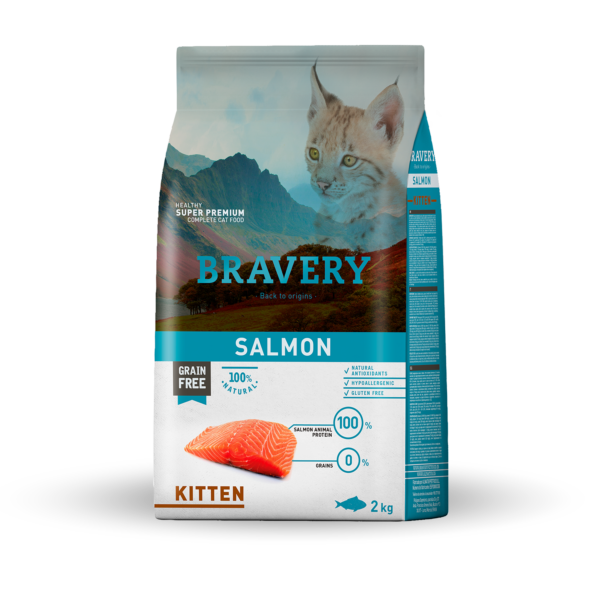 Bravery Salmon Kitten 2 KG