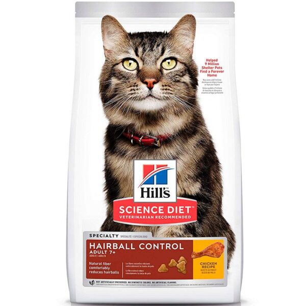 Hills Feline Mature 7+ Hair Ball 1,59 KG