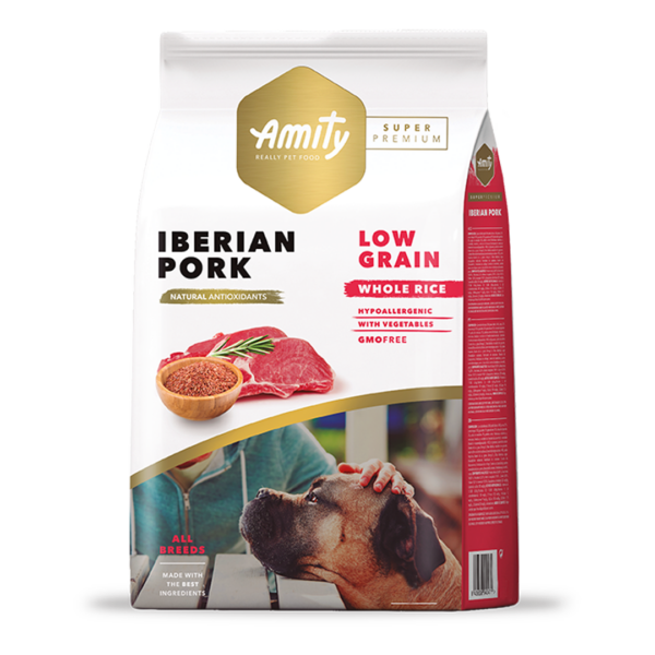 Amity Super Premium Low Grain Iberian Pork Adulto 14 KG
