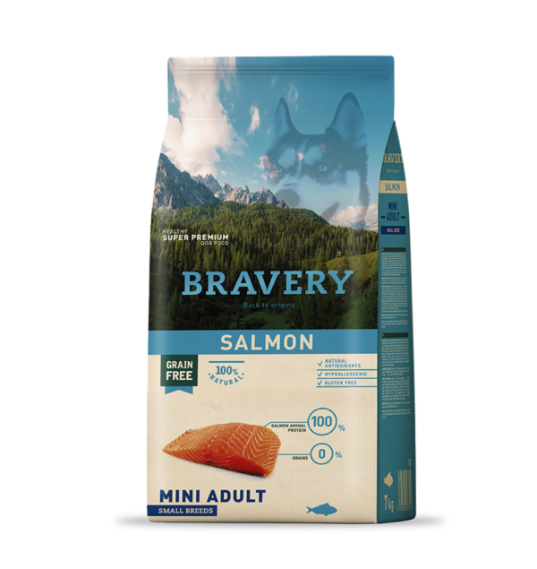 Bravery Salmón Mini Adulto Small Breed 2 KG