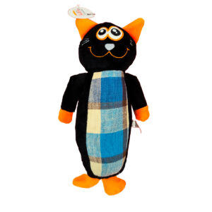 Juguete Peluche Halloween Gato Negro Cuadrilles (65507)