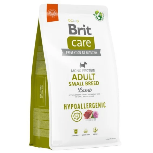 Brit Care Dog Adult Small Breed Lamb & Rice Hypoallergenic 3 KG