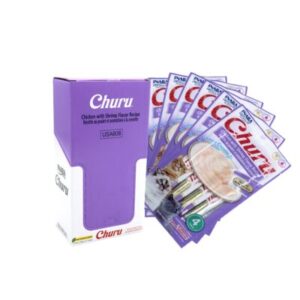 Caja Churu Cat Chicken Shrimp 6 Sachets de 4 Tubos