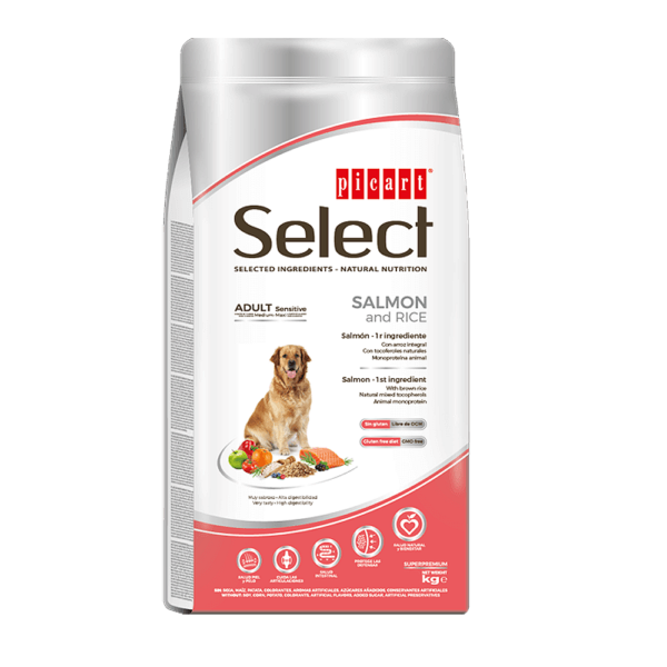 Picart Select Dog Adult Sensitive Salmon & Rice 3 KG