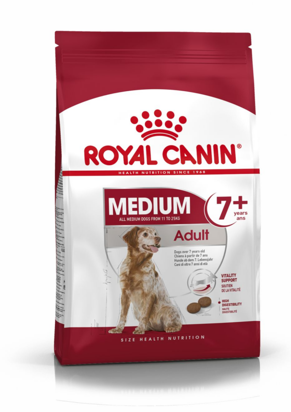 Royal Canin Medium Adulto +7 Senior 15 KG