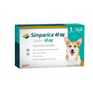 Simparica 40 MG 1 Tableta (10 a 20KG)