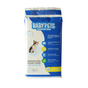 Sabanillas de Entrenamiento Baby Pets Training Pads 10 Unidades 60x60 cm