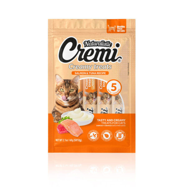 Naturalistic Cremi Salmón Tuna Recipe 5x12GR (C2494)
