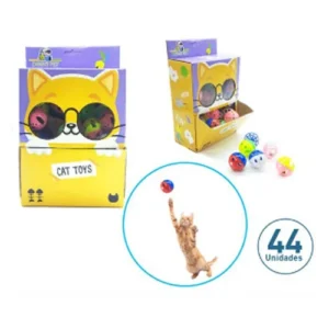 Caja Bolas de Juguetes para Gato 44 Unidades (93050)