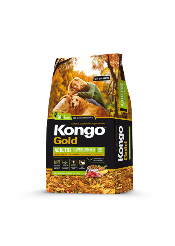 Kongo Gold Perro Adulto 21 KG