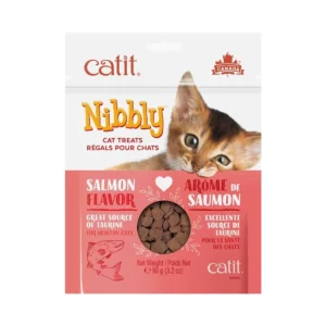 Snack Gato Catit Nibbly Salmón 90 GR Unidad (44478)