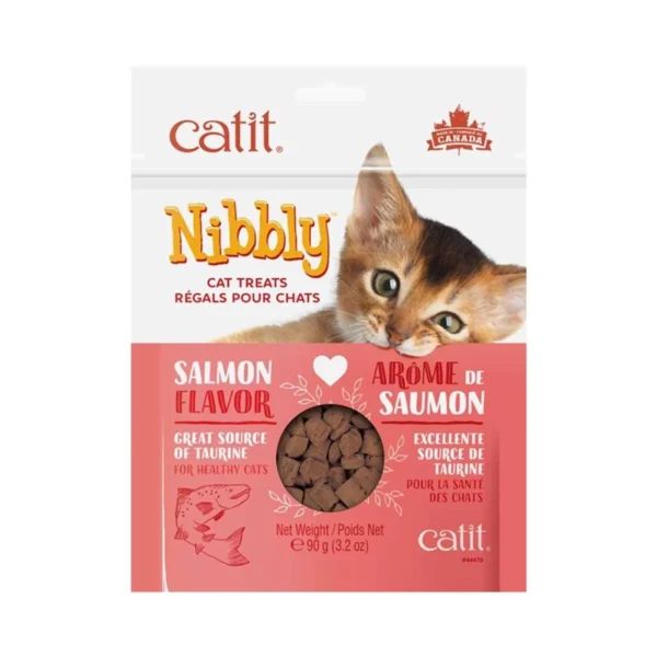 Snack Gato Catit Nibbly Salmón 90 GR Unidad (44478)