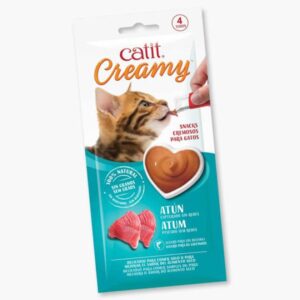 Snack Gato Catit Creamy Cremoso Atún 40 GR Unidad (44454)