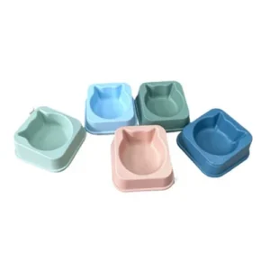 Plato Cuadrado Diseño Orejitas Colores Surtidos 20 cm (92304)