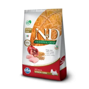 N&D Perro Ancestral Frango Adulto Senior Raza Pequeña 2.5 KG