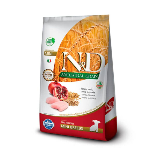 N&D Perro Ancestral Frango Puppy Raza Pequeña 10.1 KG