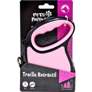 Correa Trailla Explorer Retráctil 5 mts Colores Surtidos (560934)