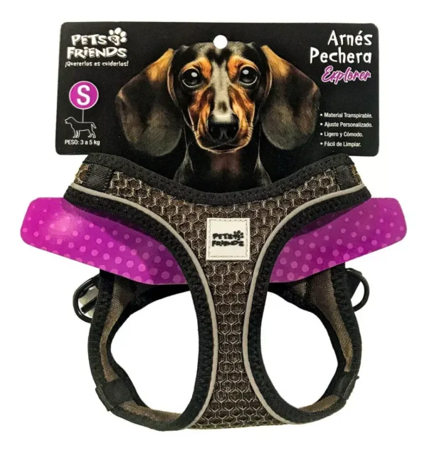 Arnés Pechera Explorer  S(3 A 5KG) I09098 Colores Surtidos - Imagen 3