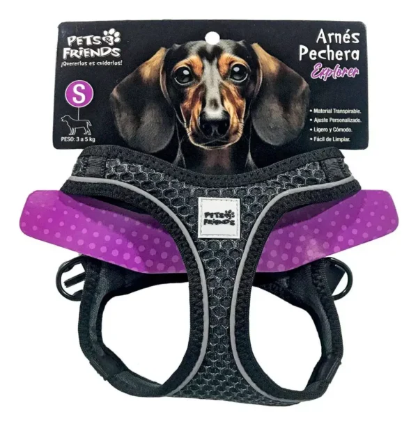 Arnés Pechera Explorer  S(3 A 5KG) I09098 Colores Surtidos