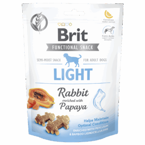 Snack Perro Brit Care Dog Light Rabbit & Papaya 150 GR