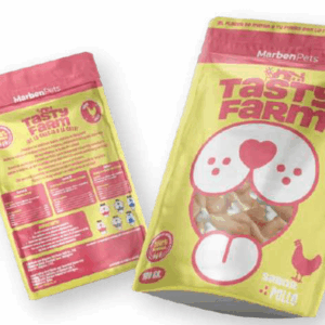Snack Perro Tasty Farm Trutros y Hueso de pollo Calcio 100 GR (TF1012