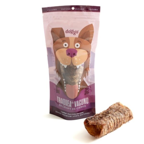 Snack Doggo para perro Traquea de Vacuno en Crispy de Ciervo