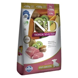 N&D Tropical Puppy Razas Pequeñas Suino 2.5 KG