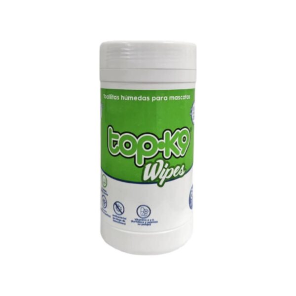 Tubo Toallitas Húmedas 15x18,5 cm Top K9 60 Unidades