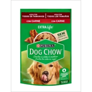 Sachet Dog Chow Carne 20x100 GR (901)