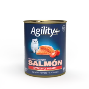 Lata Agility Gato Adulto Salmón Strong Heart 340 GR