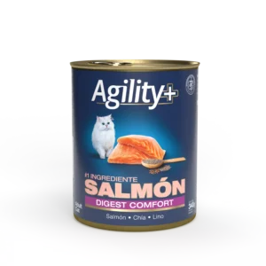 Lata Agility Gato Adulto Salmón Digest Confort 340 GR