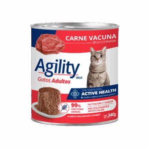 Lata Agility Gato Adulto Carne 340 GR