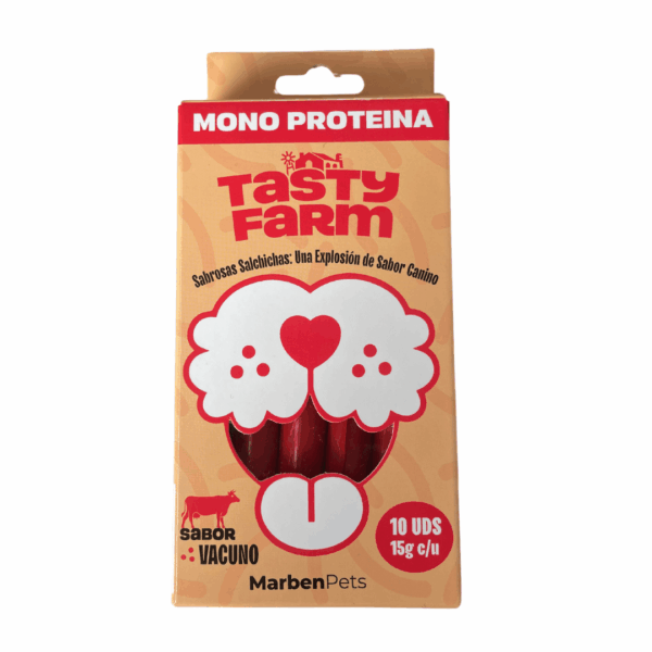 Caja Snack Salchichas Monoproteica Vacuno (TFS03) 15GR
