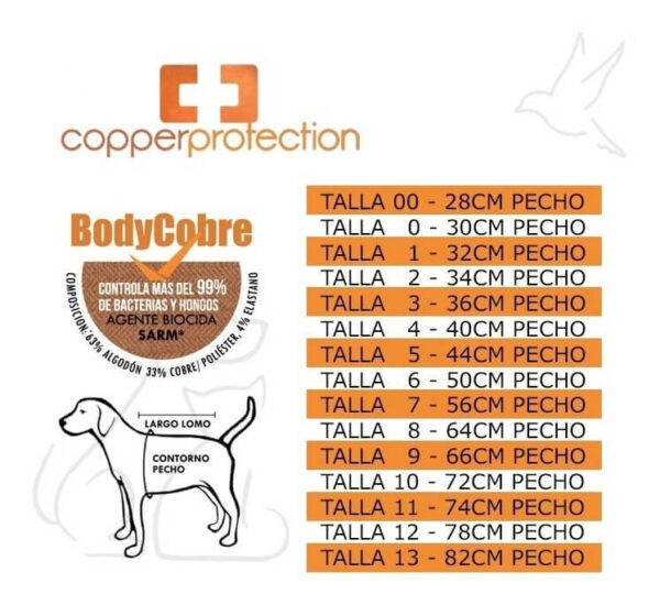 Body Protector de Cobre Talla 11 - Imagen 3