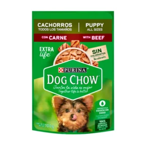 Sachet Dog Chow Carne Adulto Raza Pequeña 20 Unidades 100 GR