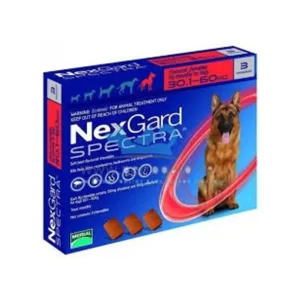 Nexgard Spectra 30.1 A 60 KG 3 Comprimidos